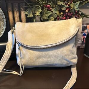 HOBO Cream Crossbody Bag